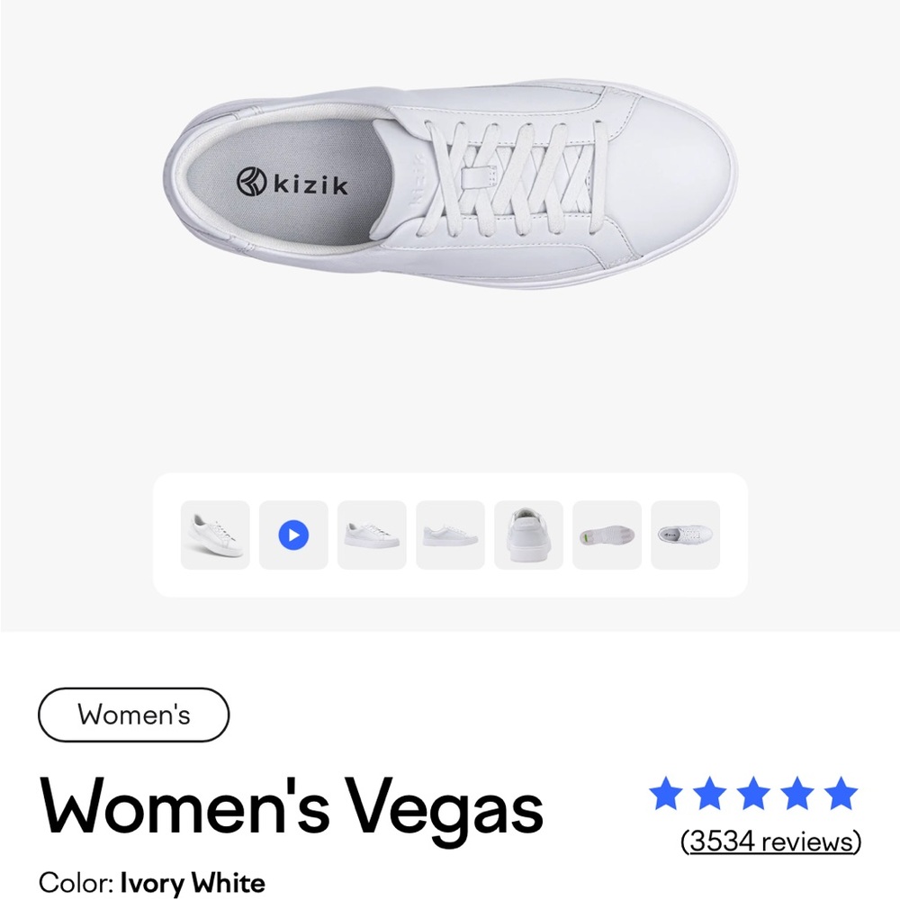 Kizik Vegas shoe